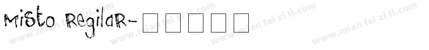 misto regilar字体转换